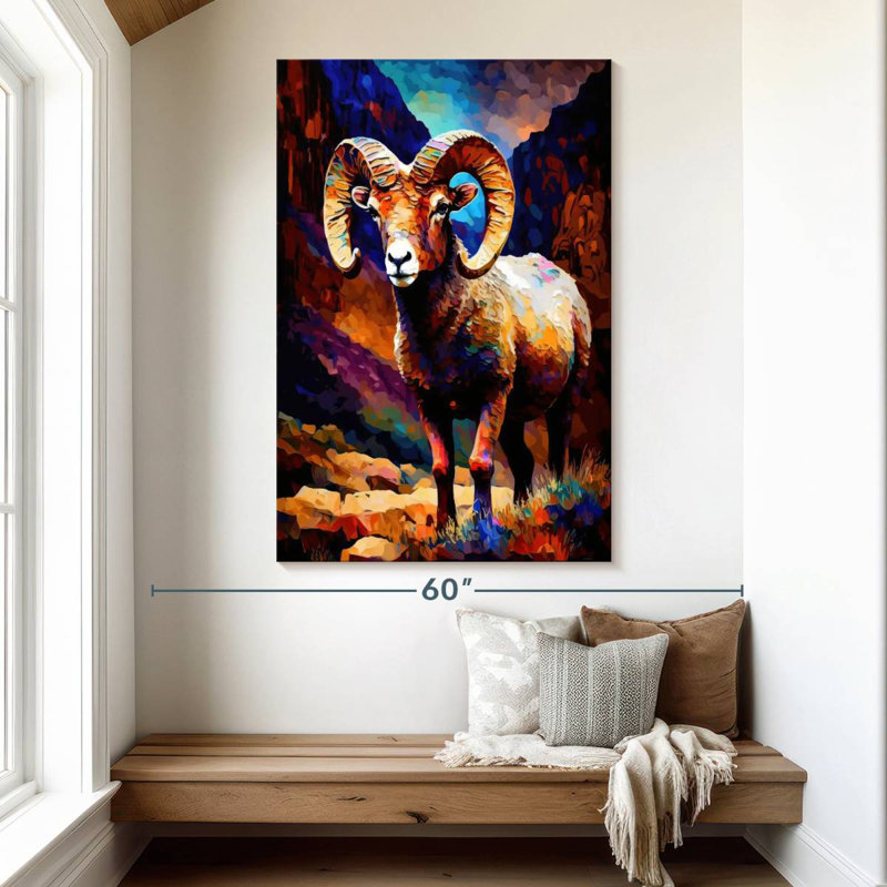 Bighorn Sheep I, H 51 po x l 34 po