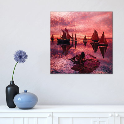 Quand il est difficile de choisir votre voile écarlate par Hobopeeba-reproduction d’art