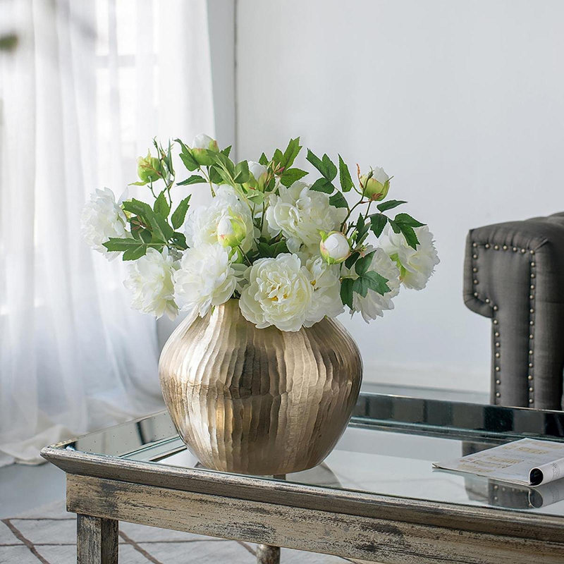 Vase à fleurs 11 po x 11 po x 9 po, H 9 po x l 11 po x P 11 po