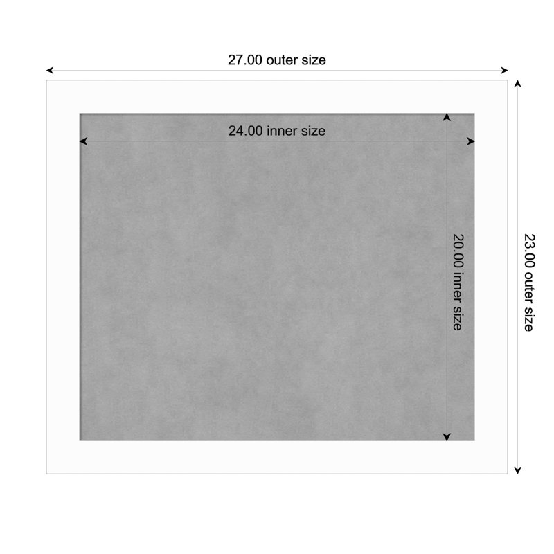 Magnetic Metal Magnetic, 23" H x 27" W