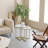 Nesting Side Table Set Of 2 Gold Marble Nesting Accent Table Set With Sintered Stone Desktop For Living Room