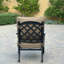 Chaise de patio avec coussins Waconia