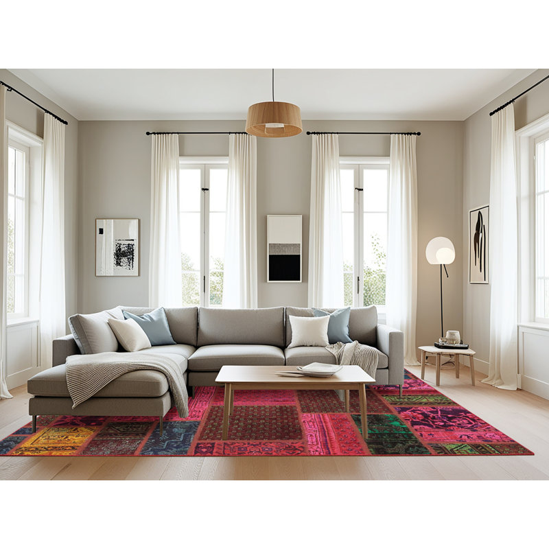 Abstract Indoor Rug, Rectangle 8' x 12'
