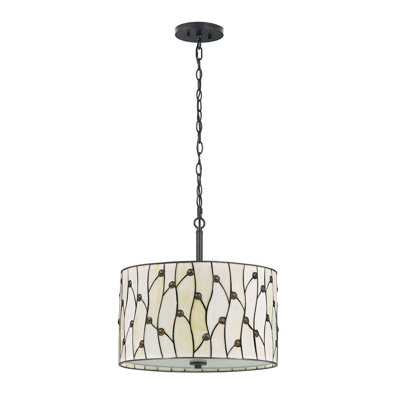 Kenyatta 3 - Light Dimmable Drum Chandelier