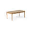 Table basse d'extérieur au design rustique