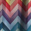 Watercolor Caprice - Motif à chevrons multicolore II - Rideau occultant à chevrons - 1 panneau-107555654