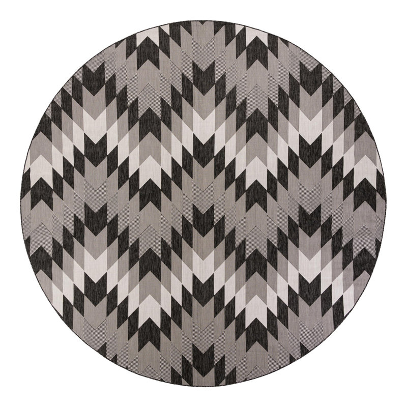 Tapis intérieur / extérieur Blox Hower, Rond 12 pi