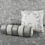 Couvre-lit 5 pièces - conception classique, coussins décoratifs, motif cachemire facile à nettoyer, coussins inclus, rembourrage en coton-119449093-119449088