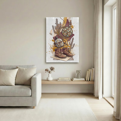Desert Adventure Canvas Wall Art Oil Painting Print Set Of 1