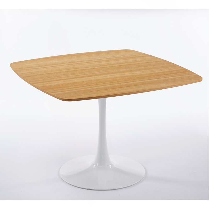 42.12" Dining Table, White/Oak