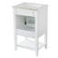 Meuble-lavabo de ferme 20 po avec plateau en céramique intégré-2007754636