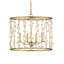 Adagio 4 - Light Wrought Iron/Crystal Chandelier