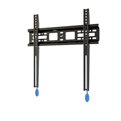 ELG Fixed Low-Profile TV Wall Mount 26"–65", 110 lbs, 1.14" Profile, Auto-Lock Quick Release, VESA 400×400, Fits 12" & 16" Studs, Carbon Steel, N01V4, Black