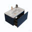 Meuble-lavabo mural rayé 30 po avec lavabo en céramique-1027988884