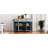 Kitchen Island With Modern Lines And Grey Blue Hue 54.62In Depth --358688513