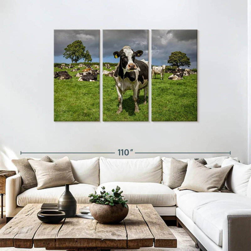 Brampt Holstein Cow, 48" H x 74" W
