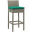 Ensemble de patio extérieur en osier gris anthracite 5 pièces Conduit-188032670