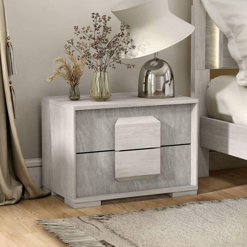 Nightstand, White Wash