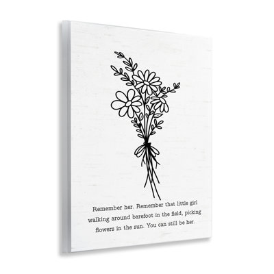 You Can Still Be Her Wall Plaque Art by Lettered and Lined