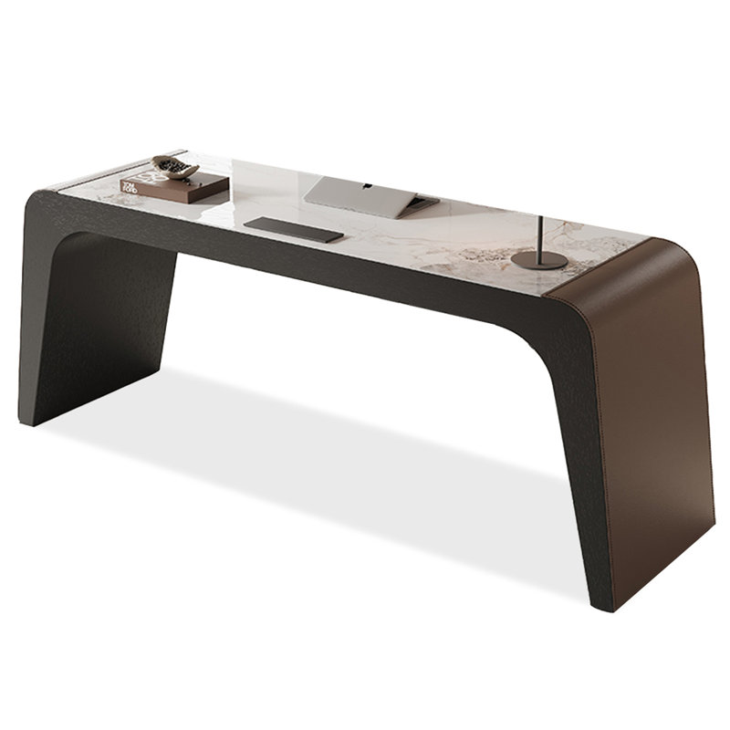 Bureau de table Italian Minimalist, H 29,5 po x l 63 po x P 23,6 po