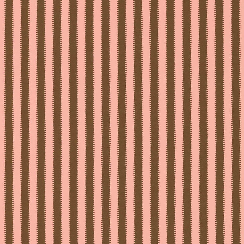 Giles Deacon Regency Aperigon Fabric, Putty/Walnut