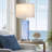 28" Coastal Blue Ceramic Dimmable Table Lamp With 3-way Touch Control, Usb & Type-c Ports