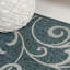 Tapis d'intérieur / extérieur à volutes et crème Maribel-2042545040