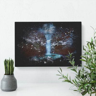 Multnomah Falls Waterfall Vol.2 - Wrapped Canvas