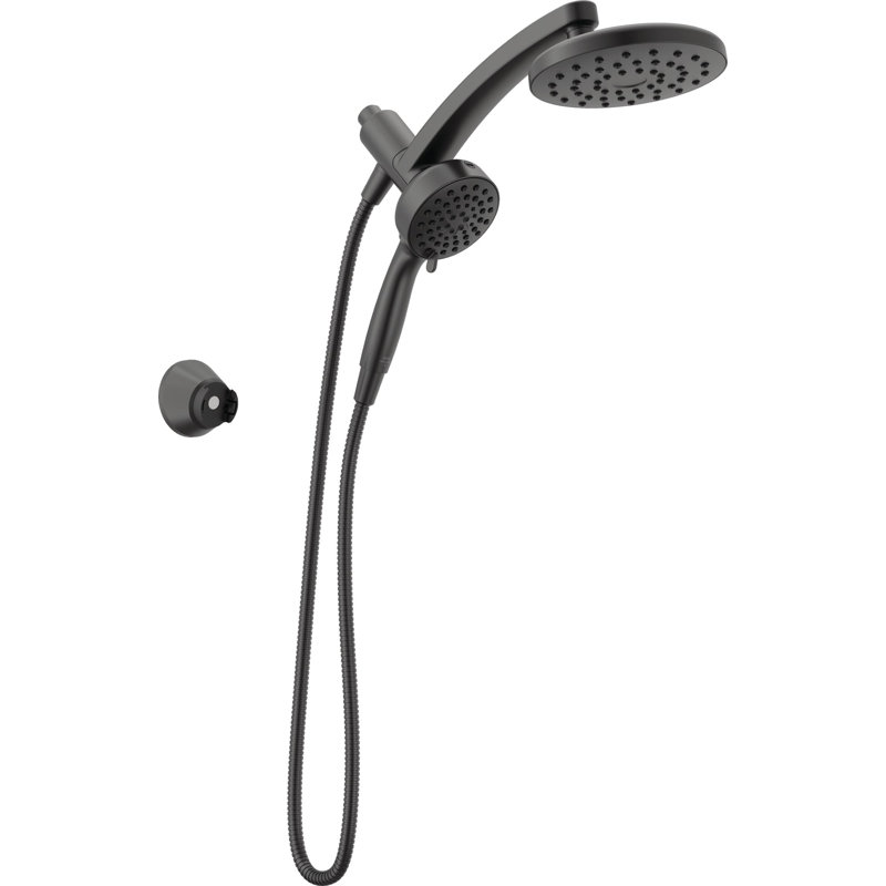 6-Setting PivotPro 3-in-1 Combination Shower Head with High Pressure ProClean Spray Matte Black, Matte Black