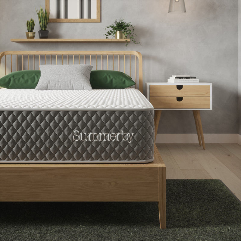Summerby Sleep Pocket Sprung Memory Foam-Hybrid Mattress 24cm, Kingsize