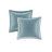 8 Piece Jacquard Comforter Set Aqua/Silver King-119417246-119417244