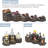 Couri Wood Jewelry Stand +