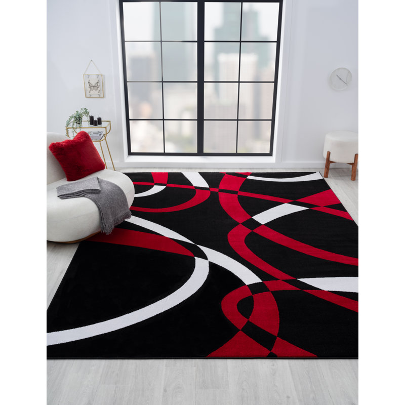 Fordbridge Abstract Indoor Rug, Rectangle 8' x 10'