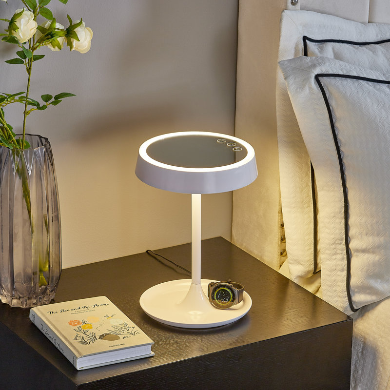 LED 12.5” Desk Lamp  with Touch Control & Lighted Mirror