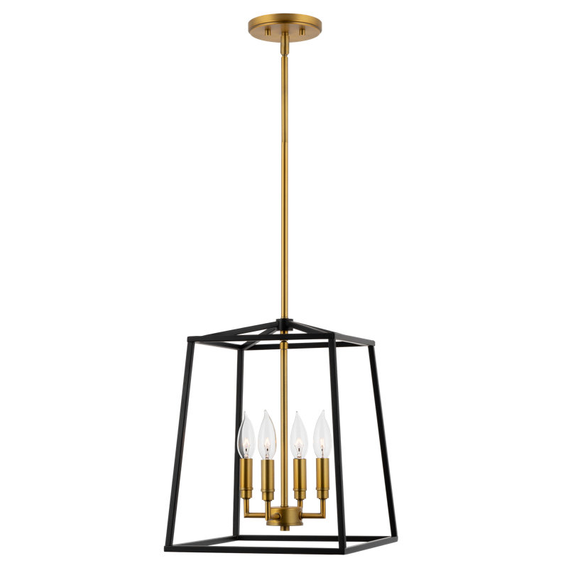 Lustre géométrique à 4 lumières Cenaida