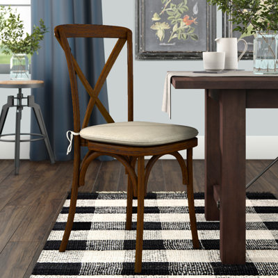 Chaise en bois massif Hibbler