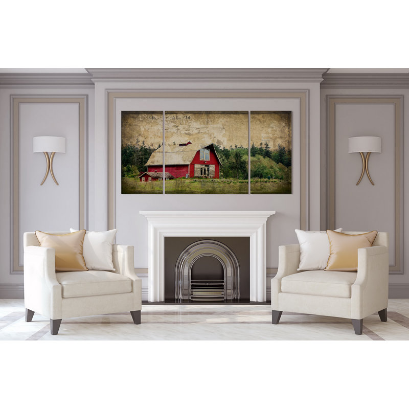 « widbys grange iii », impression à multiples images sur toile, H 24 po x l 48 po x P 1,5 po