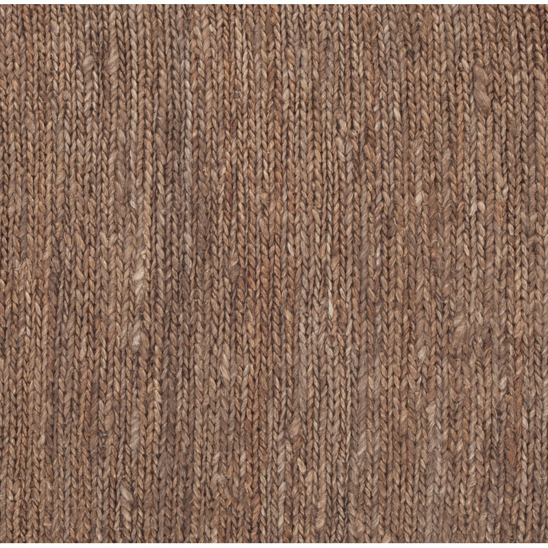 Tapis brun tissé à la main Jaysha, Rectangle 2 pi x 3 pi