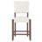 Mid Century Modern Bar Stools Set Of 4, 40.4" Counter Stools With Back, Linen Upholstered Barstools With Solid Wood Legs Bar Chairs For Kitchen Island Dining Room, Beige