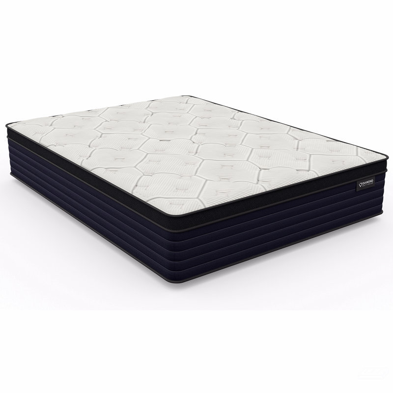 Pressure Relief Memory Foam With Luxurious Euro-Top 14" - Firm Feel , Greenguard Gold Certified Label Ready, King