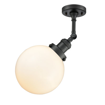 Clementina Glass Semi Flush Mount