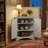 Modern Waterproof Corner Storage Cabinet, Sturdy MDF Triangle Floor Cabinet With Doors For Bathroom & Kitchen-2015901552
