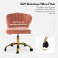 Chaise de travail ergonomique avec dossier capitonné Alice-1572933921