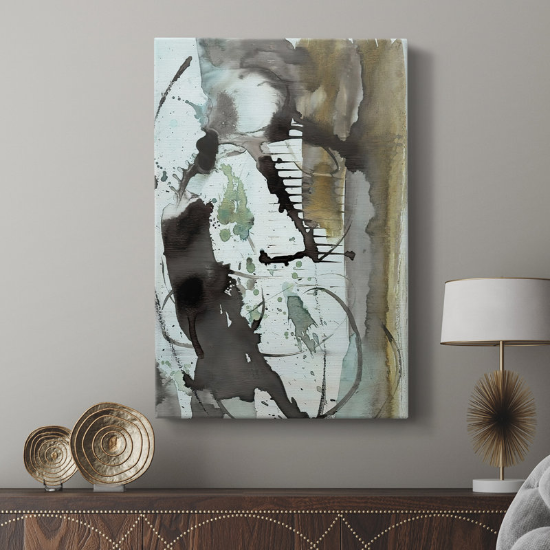 Lyrical Abstract I - Gallery Cavas, H 27 po x l 18 po