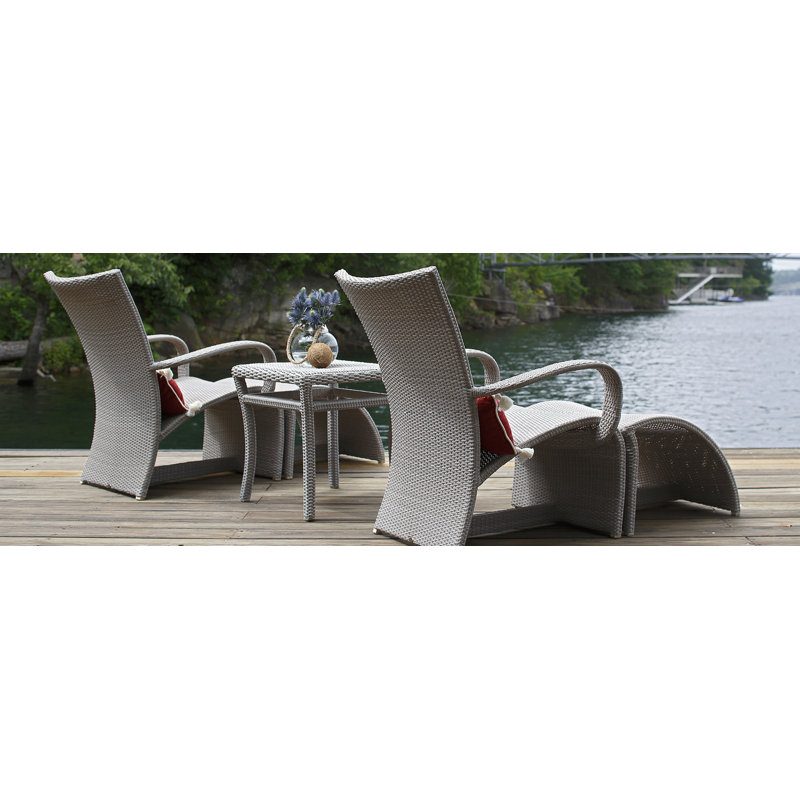 Club Outdoor Side Table, Oyster