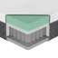 Matelas simple Mea, gel rafraîchissant, mousse à mémoire de forme et thé vert, ferme de 12 pouces
