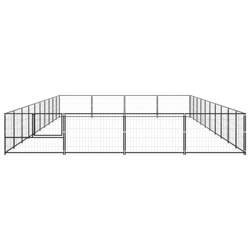 Hudson Steel Exercise Pen With Door, Black, 70cm H x 1000cm W x 500cm D