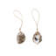 Oyster Shell Ornament With Faux Pearl And Gold Edge