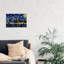 New York City, New York Starry Night Skyline by 5by5collective - Wrapped Canvas Painting-1464241732