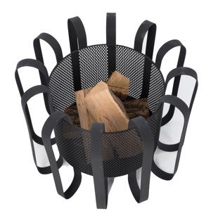 Kester Square Steel Wood Burning Smokeless Fire Pit